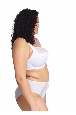 Elomi Lucie Uw Plunge Stretch White Bra - Image 2 of 4