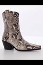 Dune London Natural Pardner 2 Zip Up Western Boots - Image 2 of 7
