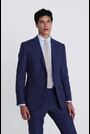 MOSS Blue Tailored Fit Check Jacket - Image 2 of 8
