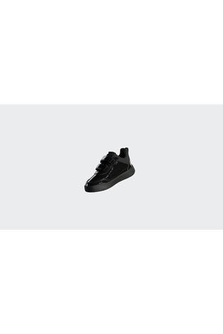 adidas Patent Black Hook and Loop Tensaur Sport 3.0 Infant Trainers - Image 2 of 10