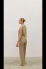 Pretty Lavish Taupe Kourtney Knit Waistcoat - Image 2 of 4