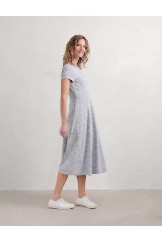 Grey jersey midi dress discount