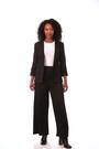 Roman Black Petite Revere Collar Stretch Jacket - Image 2 of 6