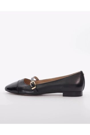 Dune London Black Habits Toe Cap Mary Jane Shoes - Image 1 of 1 Dune London Black Habits Toe Cap Mary Jane Shoes - Image 1 of 1