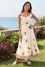 Roman Petite Fruit Print Strappy Midi Dress - Bild 2 von 7