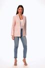 Roman Pink Frayed Edge Boucle Check Jacket - Image 2 of 6