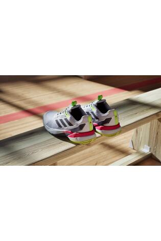 adidas White Crazyflight 6 Indoor Shoes - Image 2 of 13