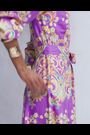Boden Purple Linen Blend Dress - Image 2 of 6