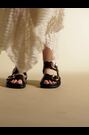 Jones Bootmaker Juneau Buckled Black Sandals - Image 2 of 7