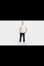 adidas Navy Sportswear AEROREADY Essentials Tapered Cuff Woven 3-Stripes Tracksuit Bottoms - Image 2 of 7
