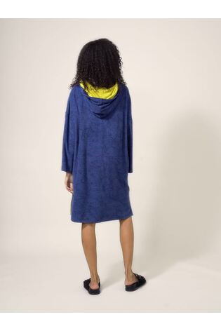 Buy White Stuff Blue Karla Towelling Robe from Next Luxembourg