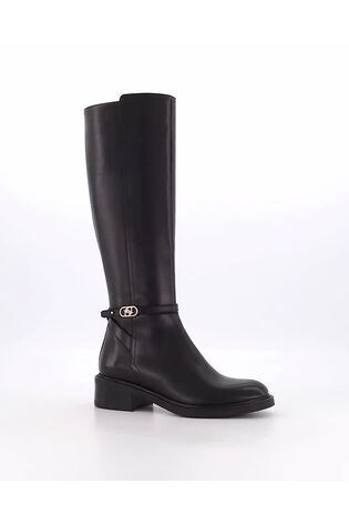 Dune London Black City Smart Tia Knee High Boots - Image 2 of 7