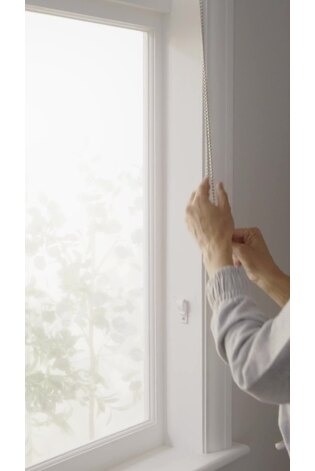 Natural Cream Ready Made Woven Day And Night Zebra Roller Blinds - Image 2 of 7