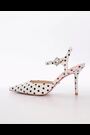 Dune London Black Catwalk Polka Dot Y Back Open Courts - Image 2 of 7