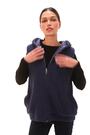Roman Blue Reversible Hooded Knit Gilet - Image 2 of 6