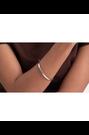 Ted Baker Plain Metal Silver Tone Chrishell: Logo Slim Bangle Bracelet - Image 2 of 7