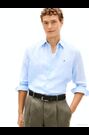 Tommy Hilfiger Cloudy Blue / Stripe Regular Fit Bengal Stripe Pure Linen Shirt - Image 2 of 6