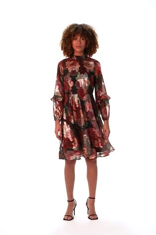 Roman – Minikleid mit floralem Jacquard-Print - Bild 2 von 6 Roman – Minikleid mit floralem Jacquard-Print - Bild 2 von 6