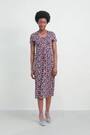 Seasalt Cornwall Blue Seed Packet Short Sleeve Midi Dress - Image 2 of 6
