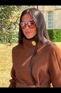 Kürbis - Lipsy Petite Funnel Neck Belted Longline Coat - Bild 2 von 7