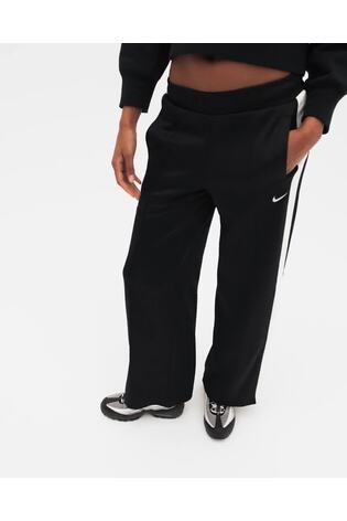 Buy Nike Black Wide Leg Side Stripe Joggers from Next Luxembourg