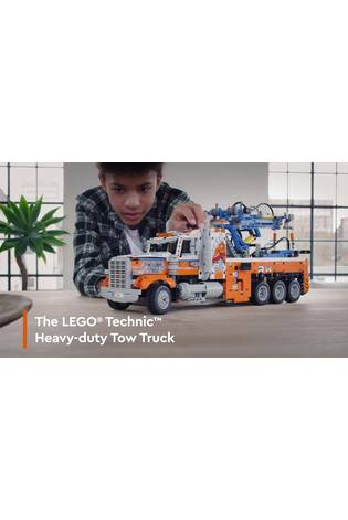 LEGO Technic Heavy-Duty Tow Truck Model Building Set 42128