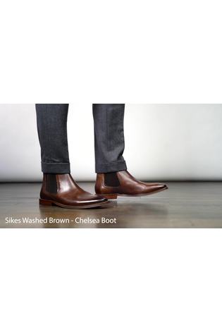 Base London Brown Sikes Chelsea Boots - Image 2 of 6