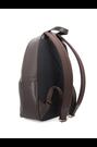 Micro-Grain Leather Backpack in Dark Brown - Image 2 of 6