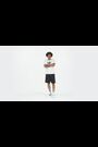adidas Black 100% Cotton Adicolor 3-Stripes Shorts - Image 2 of 7