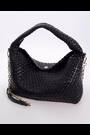Dune London Black Large Deliberate Woven Slouch Bag - Image 2 of 7