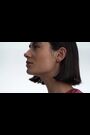 Ted Baker Rose Gold Tone HANNIY: Crystal Heart Huggie Earrings - Image 2 of 7
