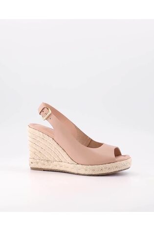 Dune London Kimmy Wedge Heel Sling Back Sandals - Image 2 of 6