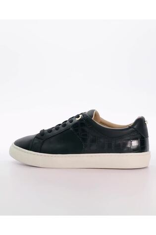 Dune London Black Elodic Material Mix Cupsole Sneakers - Image 2 of 5