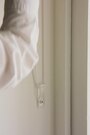 Pink/White Ready Made Blackout Roman Blind Stripe - Image 2 of 8