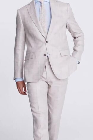 Natural - Sartorial - Chaqueta de lino 100 % de MOSS - Imagen 1 de 1