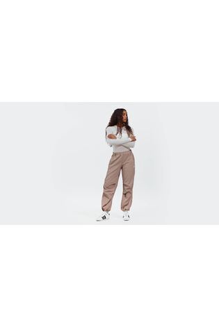 adidas Originals Brown Essential Parachute Joggers - Image 2 of 6