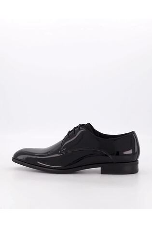 Dune London Black Patent Stewart Gibson Shoes - Image 2 of 6
