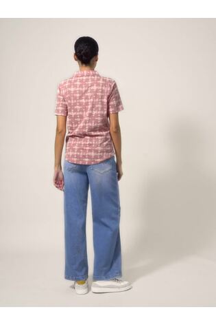 White Stuff Pink Penny Pocket Jersey Shirt - Image 2 of 7