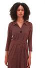 Roman Red Geometric Shirt Midi Dress - Image 2 of 6