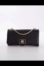 Dune London Black Dinidelphie Medium Woven Grab Bag - Image 2 of 6