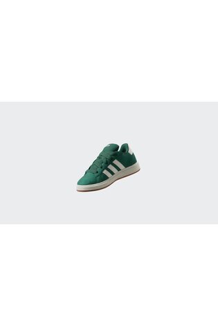 adidas Green Grand Court 00s Suede Lace Kids Trainers - Image 2 of 10