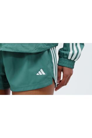 Πράσινο σκούρο - Υφαντό σορτς adidas Hyperglam - Εικόνα 2 από 5