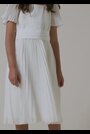 Weiß - Angel & Rocket Ballerina Plissiertes Kleid für besondere Anlässe mit Schleife - Bild 2 von 14