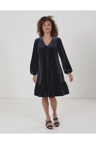 Gap velvet swing dress top