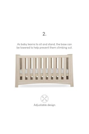 Cuddleco Ash Isla Cot Bed - Image 2 of 6