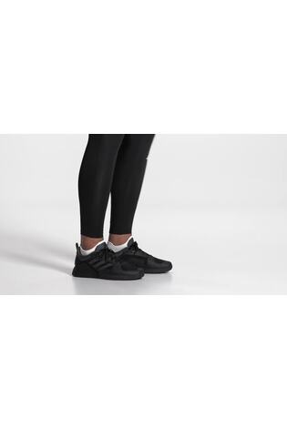 adidas Black Dropset 2 Trainers - Image 2 of 11