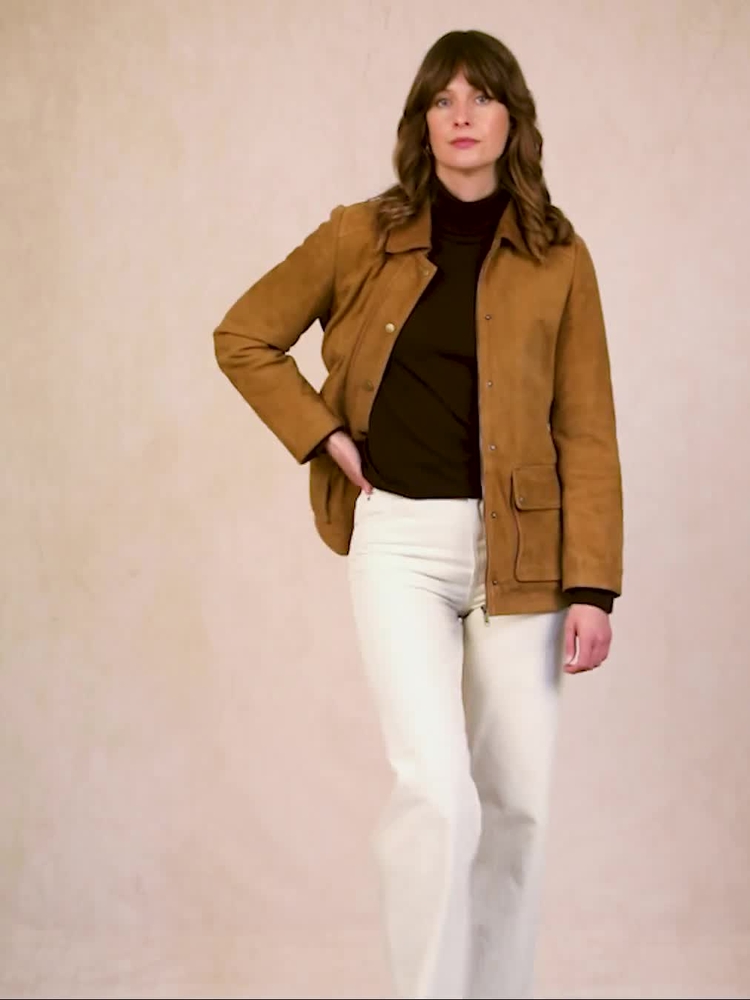 Buy Lakeland Leather Brown Hawkshead Suede Barn Jacket from Next USA