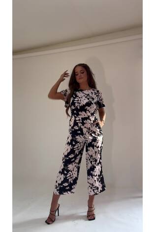 Open back culotte jumpsuit shop