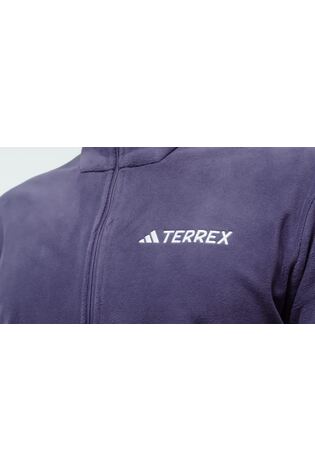 Blau - adidas Multi Essentials 1/2 Zip Fleece Jacket - Bild 2 von 8