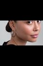 Ted Baker Silver Large Tone Large Hisla: Hidden Heart Hoop Earrings - Image 2 of 7